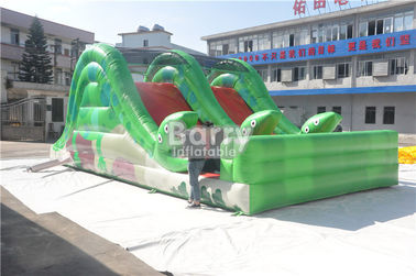 Khuyến mãi trẻ em Toy Inflatable rắn trượt với cầu thang Đằng sau