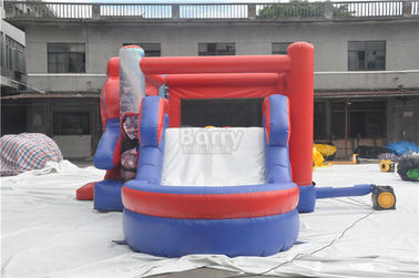 Spiderman Bouncy Castle, Vòng Inflatable Bouncer Combo Với Slide