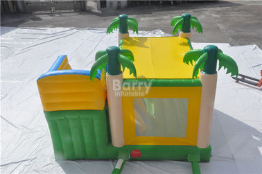 Big Palm Tree Jungle Combo Inflatable, Nhà Bounce của trẻ em