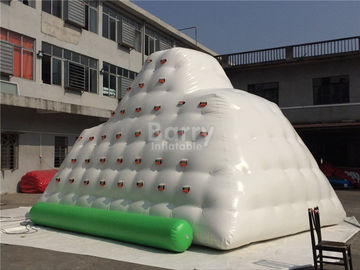 Durable 0.99mm PVC Inflatable nước tảng băng trôi / Inflatable leo tường