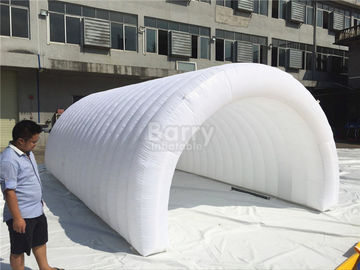 Trắng Air Tight Inflatable lều sự kiện, Diy Inflatable Tunnel Tent Với ​​LED