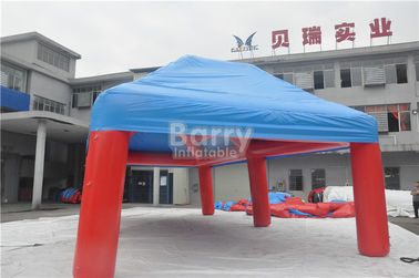 Sự kiện lớn ngoài trời quảng cáo Lều bơm hơi, màu đỏ và màu xanh di động Air-Saeled Tent