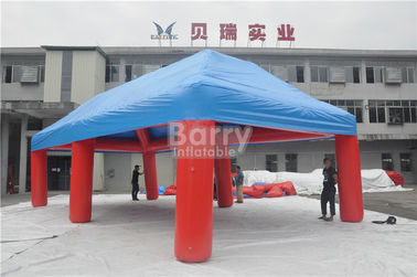 Sự kiện lớn ngoài trời quảng cáo Lều bơm hơi, màu đỏ và màu xanh di động Air-Saeled Tent