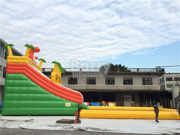 Tuỳ chỉnh Dinosaur Trượt Inflatable Công viên nước Với hồ bơi cho mùa hè