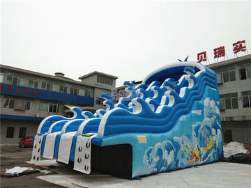 Blue Wave Kids Trượt Nước Inflatable Cho Hồ Bơi CE, EN14960, SCT, EN71