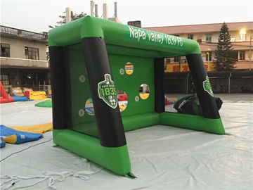 0.6mm PVC Tarpaulin Inflatable Thể Thao Trò Chơi, Blow Up Mục Tiêu Bóng Đá Cho Vui Vẻ
