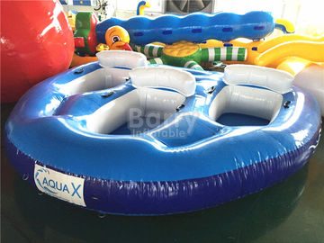 Màu xanh và trắng bé đồ chơi nước inflatable cho hồ bơi SCT EN71