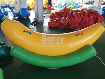 Thú vị 2 chỗ ngồi Thuyền chuối Inflatable / Inflatable nước Seesaw