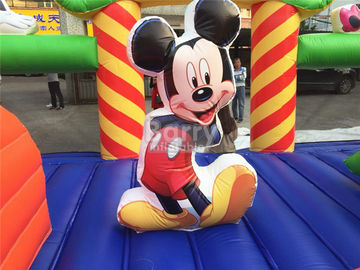 Kids Bounce Castle Sân chơi bơm hơi / Công viên vui chơi bơm hơi Công viên giải trí bơm hơi Mickey Cartoon
