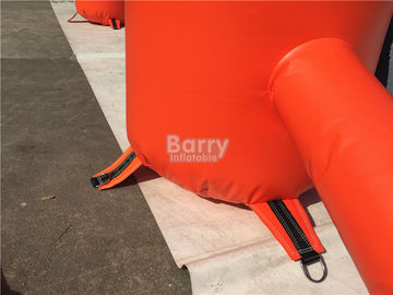 Orange Oxford Vải Blow Up Arch, Phong cách kín Race Race Inflatable