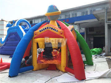Thế giới thể thao Inflatable Trò chơi tương tác, Giant Inflatable bóng rổ Hoop