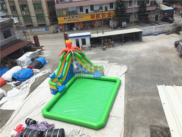 Công viên nước ngoài trời Inflatable cho trẻ em / Công viên giải trí cực kỳ vui nhộn