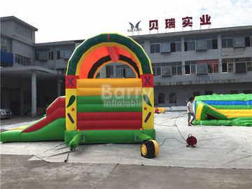 Giải phóng mặt bằng Inflatable Bouncer, Nhà nhảy đẹp với Slide nhỏ