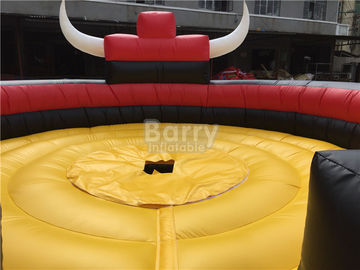 Inflatable chuyên nghiệp Trò Chơi Thể Thao Rodeo Bull / Inflatable Bull Riding Nhẫn