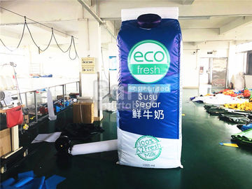 PVC Tarpaulin Inflatable quảng cáo sản phẩm, Inflatable mẫu chai sữa cho ngoài trời