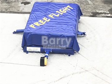Sâu xanh rơi tự do Inflatable Stunt Air Bag / Inflatable Jumping Game