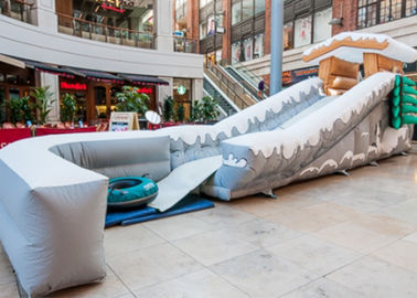 Exciting Inflatable Tuyết Toboggan Ride On Trượt N Trượt Cho Trẻ Em / Người Lớn