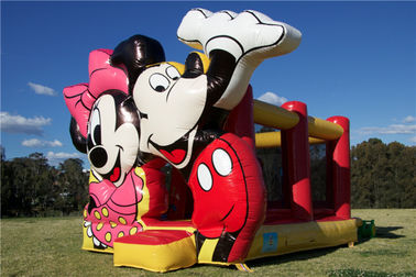 Tuyệt vời Mickey Mouse Jumping Castle Inflatable Thư bị trả lại nhà cho thương mại giải trí