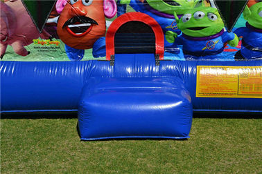 PVC Tarpaulin Đồ Chơi Inflatable Câu Chuyện Nhảy Lâu Đài Cho Sân Chơi / Công Viên Giải Trí