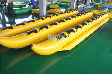 Thuyền vàng bơm hơi PVC bạt nước đồ chơi cho công viên nước