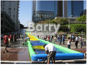 PVC Tarpaulin Trượt nước khổng lồ, Custom Party City Trượt N Slide