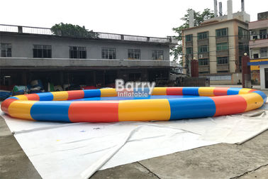 Nhà máy Trung Quốc Circle 15m Đường kính bể bơi bơm hơi cho trò chơi bóng nước với PVC 0,6mm