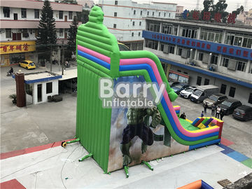 PVC Tarpaulin Custom Made Kids Dry Cartoon Gorilla Slides thương mại cho bữa tiệc