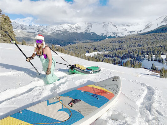 Cơ sở trượt tuyết cuồng tín Biểu tượng bảng SUP bơm hơi Tùy chỉnh
