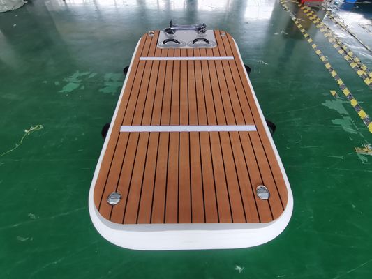 Dock thuyền nổi 3x1m tùy chỉnh được làm bằng gỗ Màu gỗ