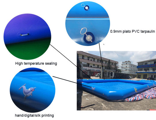 Chất liệu PVC 0.9mm bền bỉ Bể bơi bơm hơi nổi giá rẻ