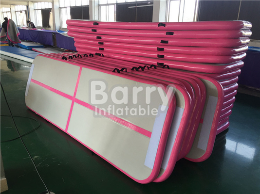 Phòng tập thể dục Aqua Yoga Pink Mat Theo dõi Khí bơm hơi Kích thước 3X1x0,1m