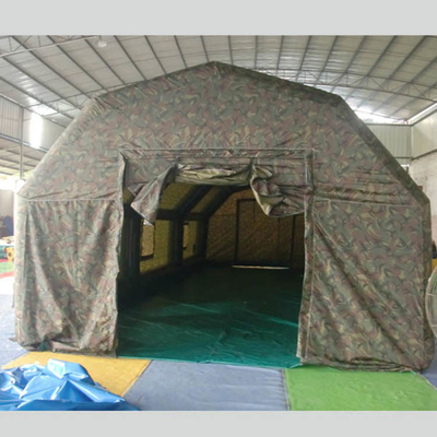Lều quân sự bơm hơi PVC 0,6mm chống ngọn lửa
