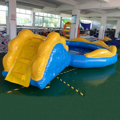 Bể bơi vuông sâu cho trẻ em Bể bơi màu xanh và màu vàng