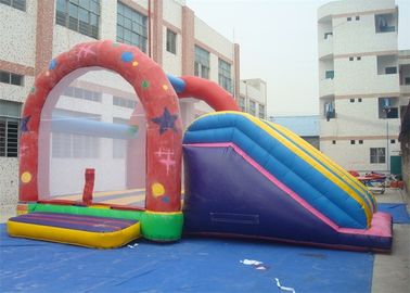 Combo trượt Inflatable thương mại, Inflatable Bouncer trượt để chơi