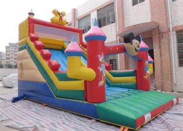 Dễ thương Micky Chuột Trượt Inflatable Thương Mại, Inflatable Vườn Trượt
