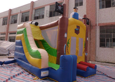 Công viên chủ đề Combo Inflatable Trẻ mới biết đi Pirate Ship Lâu đài Bouncy Cho thuê