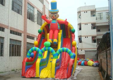 Thú vị Clown Durable PVC thương mại lớn Inflatable Slide cho thuê
