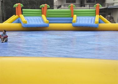Thiết bị chơi ngoài trời khổng lồ Công viên nước inflatable tuyệt vời dành cho trẻ em