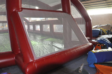 Ngoài trời Inflatable Soccer Field, Inflatable Soap Sân bóng đá cho trò chơi thể thao