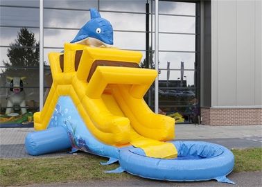Mini Trượt Nước Inflatable, Nước Inflatable Nhảy Lâu Đài Trượt Cho Trẻ Em