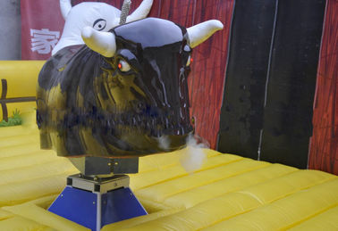 Vuông Inflatable Mat Cơ Bull, Bạt PVC Inflatable Mat với cơ khí Rodeo Bull