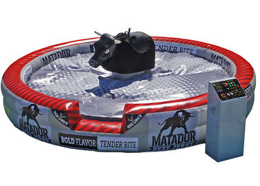 Phòng Inflatable Cơ Khí Bull, Vòng PVC Inflatable Mat Cơ Khí Rodeo Bull