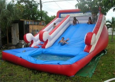 Tùy chỉnh vui lớn trượt nước inflatable cho hồ bơi, EN14960