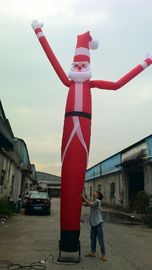 Giáng sinh Santa Claus Inflatable vũ khí, Oxford vải Giáng sinh vũ công chân đơn