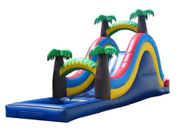 Tuyệt vời Palm Tree Inflatable Trượt ướt cho trẻ em nhỏ / Fun Trượt nước