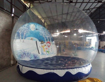 Inflatable Giáng sinh quả cầu tuyết, bạt PVC Inflatable bóng Giáng sinh cho ngoài trời