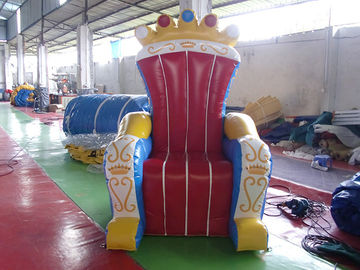 Tuyệt vời Inflatable Throne trang trí, Air Unsealed PVC Inflatable Throne cho vua