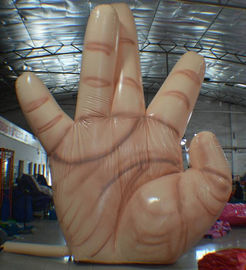Chống cháy khổng lồ Inflatable Trang trí bàn tay duy nhất với 5 ngón tay