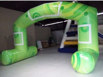 Tiêu chuẩn xanh miễn phí thường vụ Inflatable Arch, PVC Tarpaulin Inflatable Arch cho quảng cáo