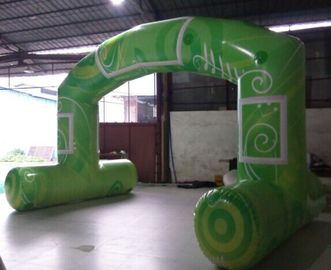 Tiêu chuẩn xanh miễn phí thường vụ Inflatable Arch, PVC Tarpaulin Inflatable Arch cho quảng cáo